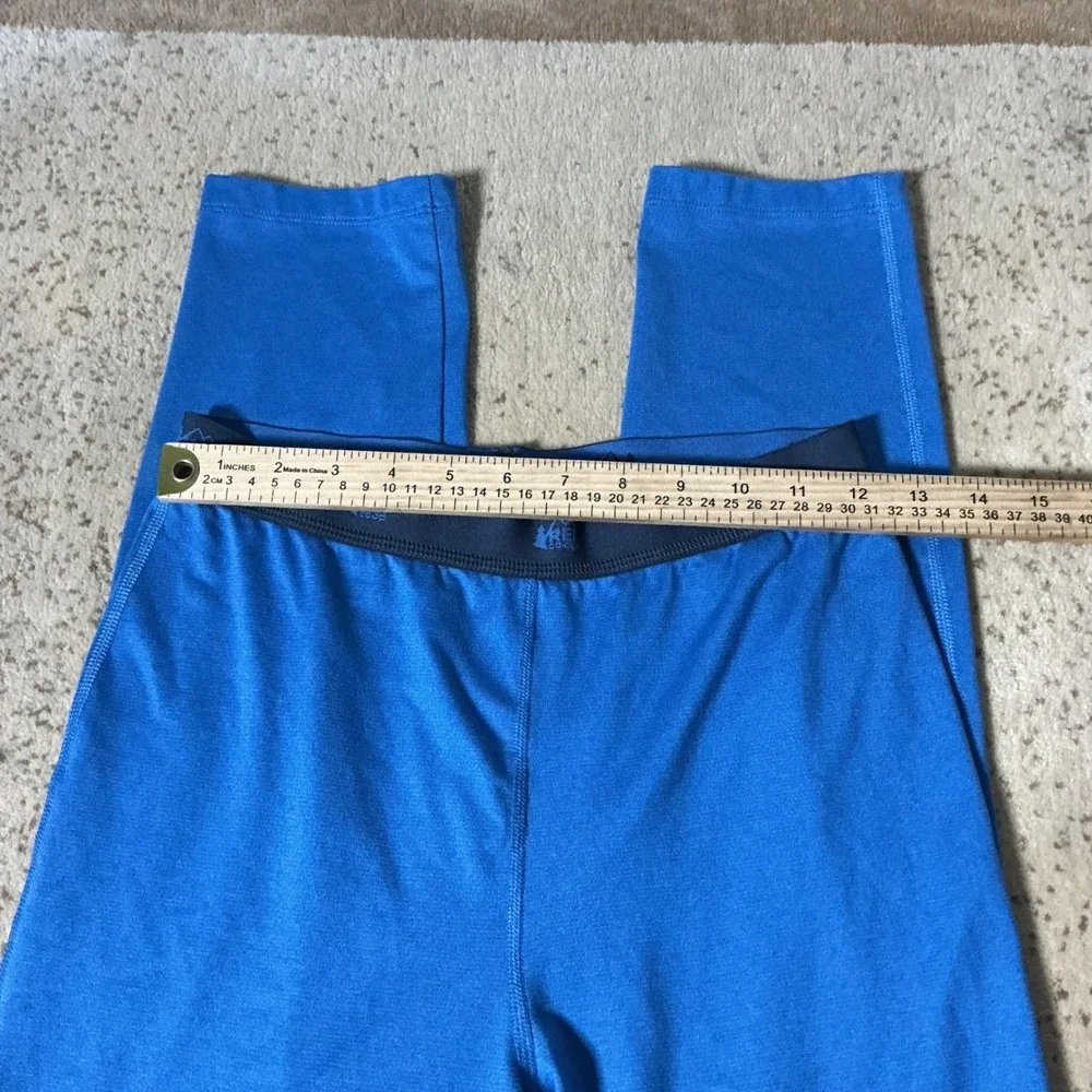 REI Co-op Kids Blue Midweight Base Layer Bottom Leggings Size L 14-16‎